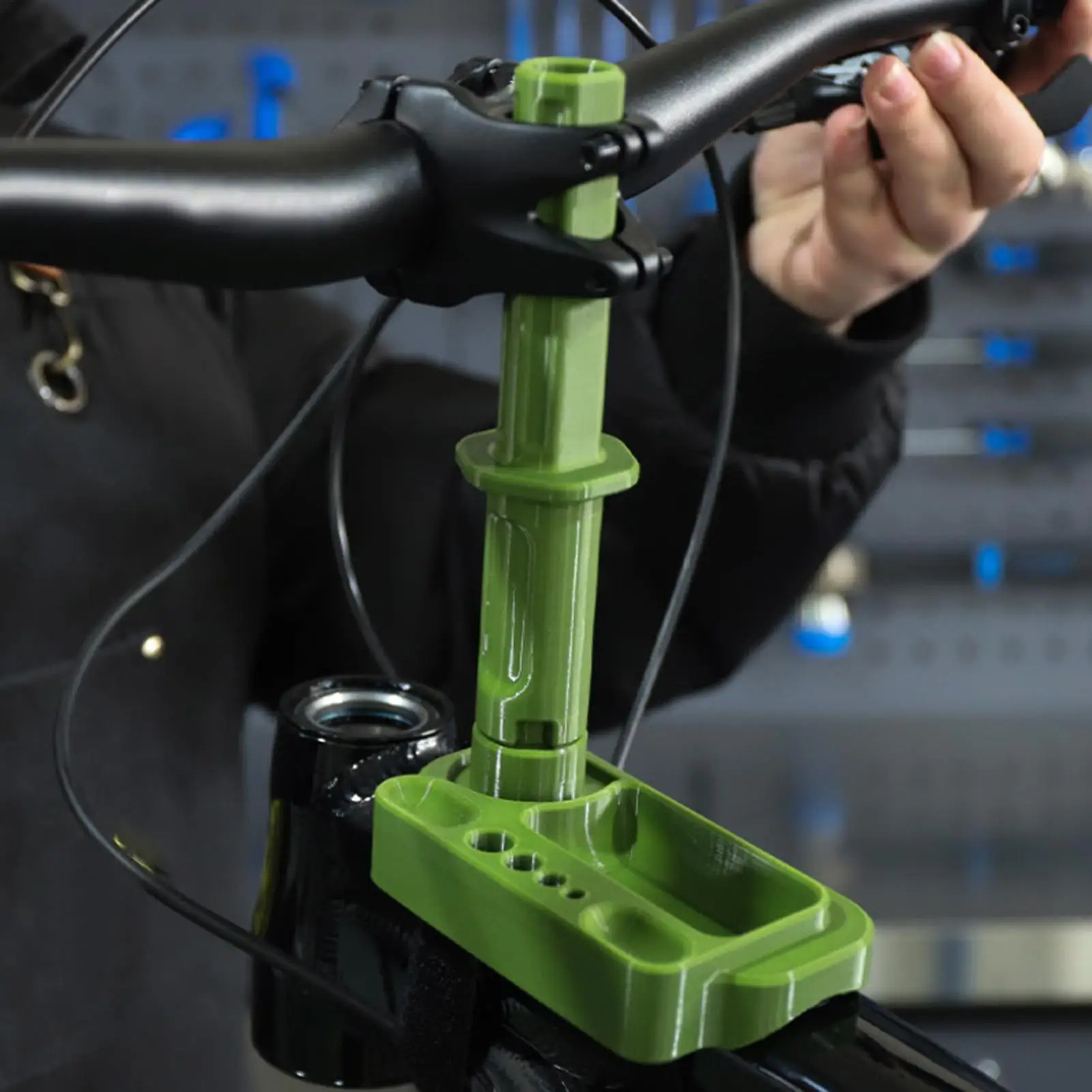 Bicycle Virtual Head Tube Storage Bike Maintenance Tools Holder With Compartments Non-Slip Virtual Head Tube Tray For Road
Bicycle Virtual Head Tube Storage Bike Maintenance Tools Holder With Compartments Non-Slip Virtual Head Tube Tray For Road