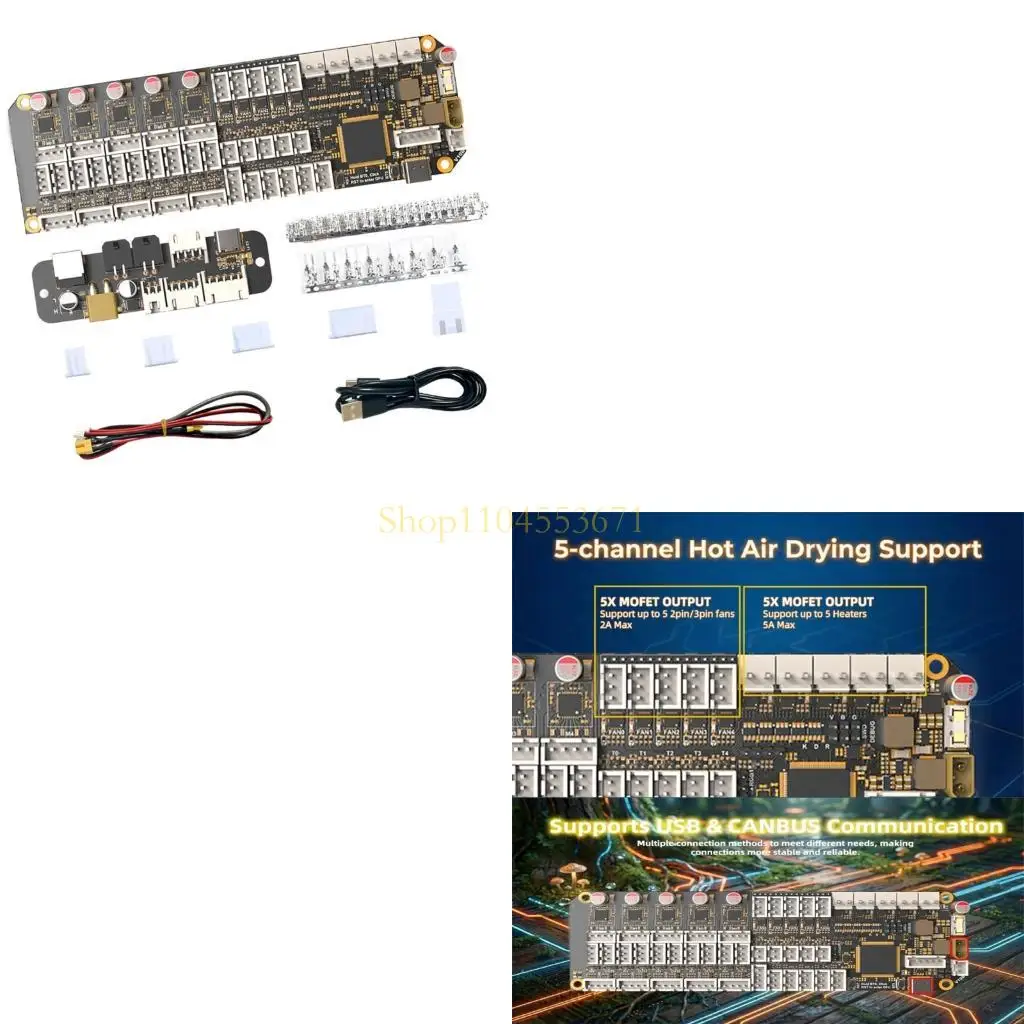 Best Seller Motherboard TMC2209 Stepper Motor Controller Board For 3D Printer With USB
Best Seller Motherboard TMC2209 Stepper Motor Controller Board For 3D Printer With USB