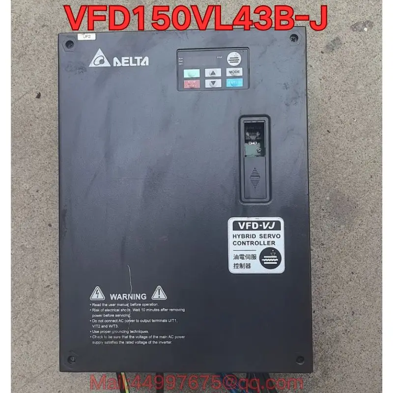 Second-hand VFD150VL43B-J oil-electric servo drive function test is normal
Second-hand VFD150VL43B-J oil-electric servo drive function test is normal