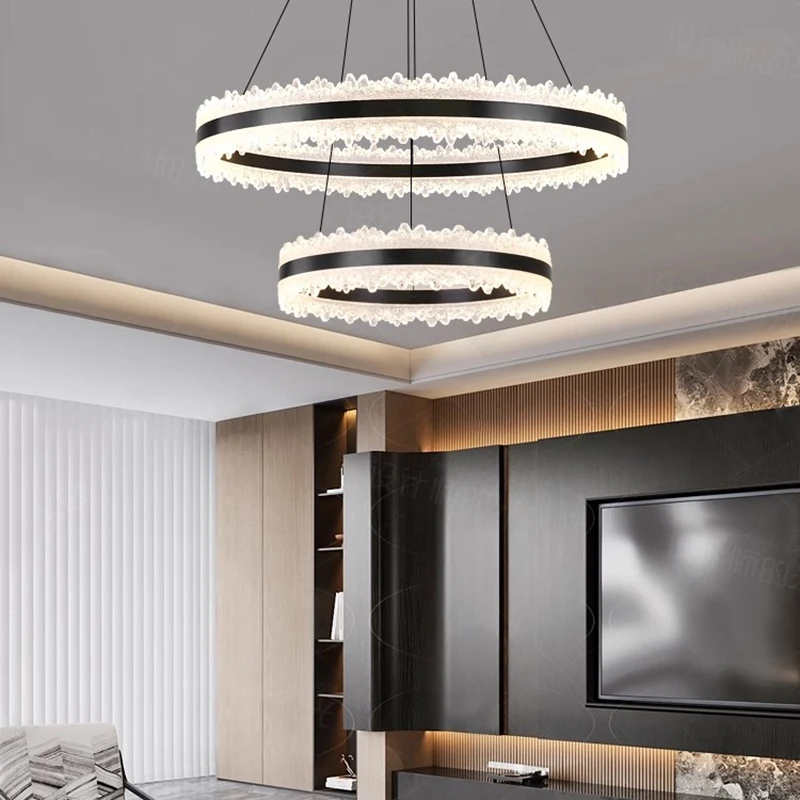 Modern ring stairs led lights pendant light lamps for living room led Chandeliers for dining room hanging light indoor lighting
Modern ring stairs led lights pendant light lamps for living room led Chandeliers for dining room hanging light indoor lighting