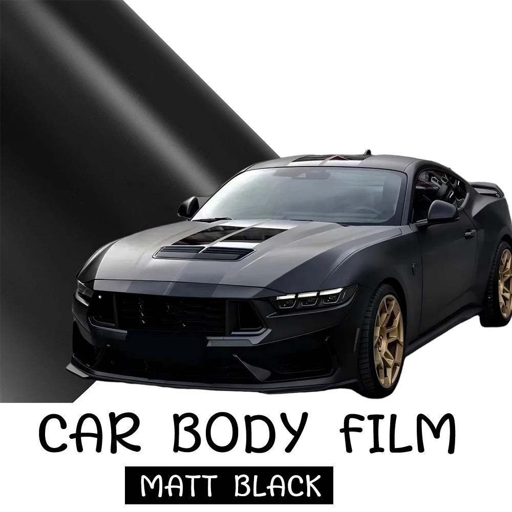 Car Matte Black Vinyl Wrap Modify Film for Ford F-150 Maverick Ranger Explorer Bronco Escape Mustang GT Mach-E Fiesta Fusion
Car Matte Black Vinyl Wrap Modify Film for Ford F-150 Maverick Ranger Explorer Bronco Escape Mustang GT Mach-E Fiesta Fusion