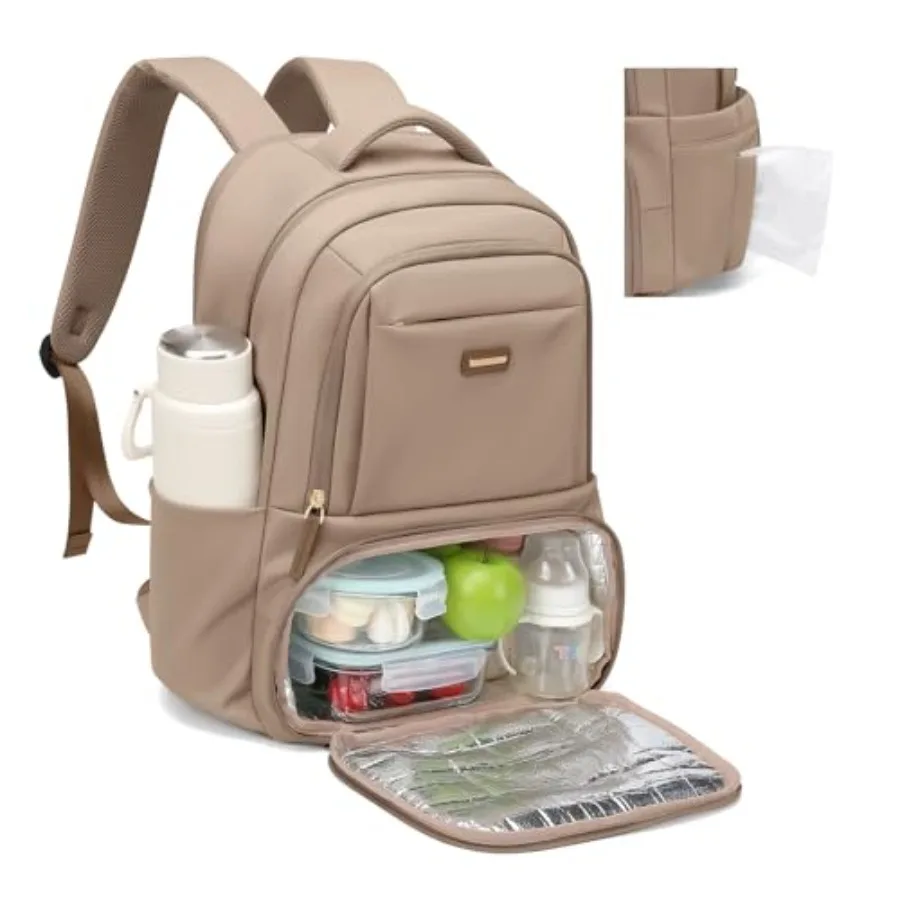 Lunch Backpack 16 Inch Laptop Backpack with Insulated Cooler Lunch Box Food Bag for College Work Camping Picnics
Lunch Backpack 16 Inch Laptop Backpack with Insulated Cooler Lunch Box Food Bag for College Work Camping Picnics