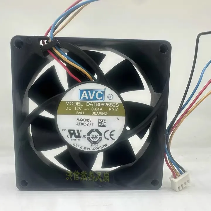 Free shipping original 8025 DATB0825B2S 12V 0.84A high air volume 4-wire 80 * 25MM fan inverter cooling fan
Free shipping original 8025 DATB0825B2S 12V 0.84A high air volume 4-wire 80 * 25MM fan inverter cooling fan