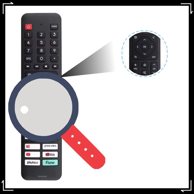 EN3A52N Universal Remote Control for Hisense TV Audio Projector DK43X5100 DK43X5100PI - Replacement Remote with Easy-to-Use Butt
EN3A52N Universal Remote Control for Hisense TV Audio Projector DK43X5100 DK43X5100PI - Replacement Remote with Easy-to-Use Butt