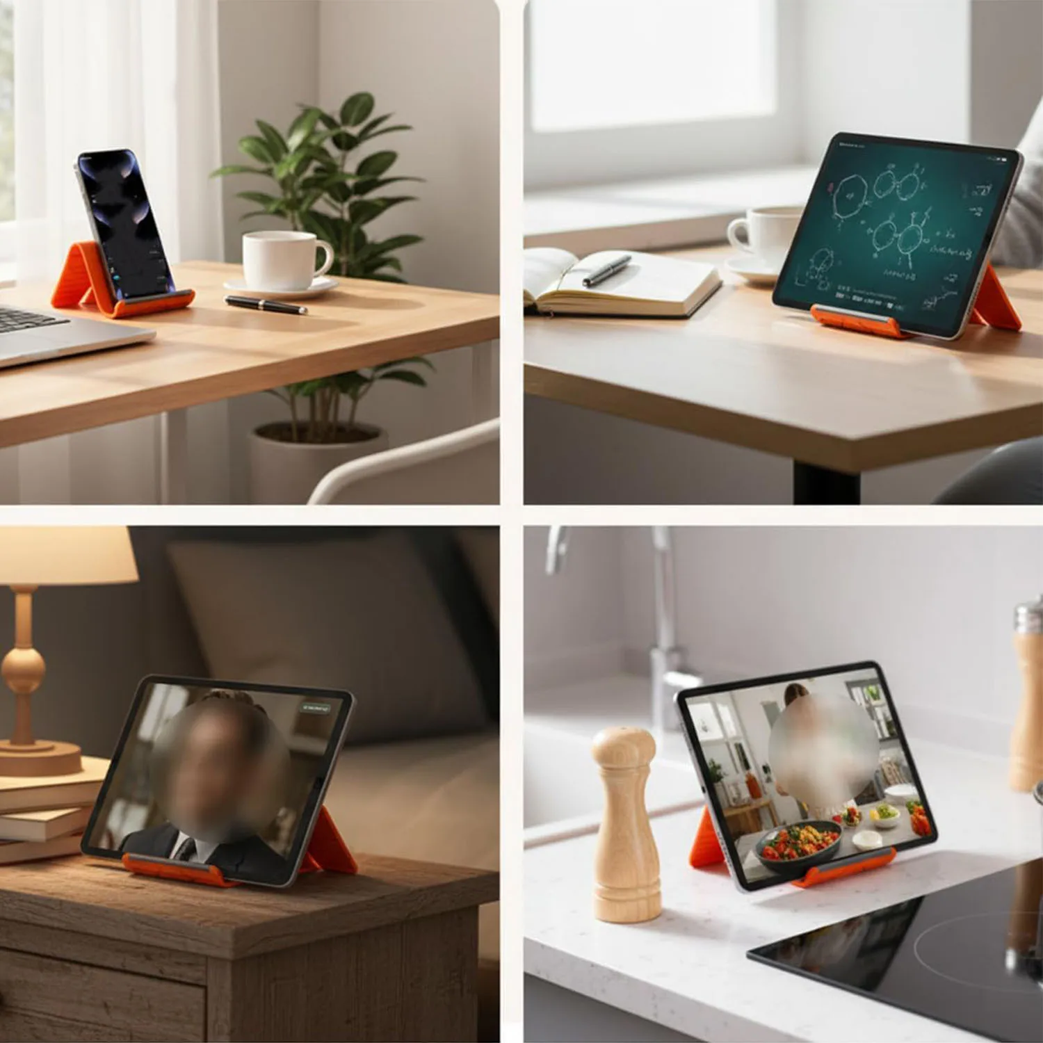 Portable Foldable Silicone Phone Holder, Flexible Silicone Phone Stand, Multi-Angle Adjustable Silicones Cell Phone Holder
Portable Foldable Silicone Phone Holder, Flexible Silicone Phone Stand, Multi-Angle Adjustable Silicones Cell Phone Holder