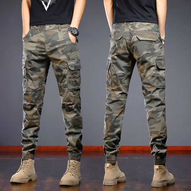 Мужские камуфляжные рабочие брюки Slim Fit 2025 Весна-Осень, модные американские повседневные длинные брюки Cleanfit
Мужские камуфляжные рабочие брюки Slim Fit 2025 Весна-Осень, модные американские повседневные длинные брюки Cleanfit