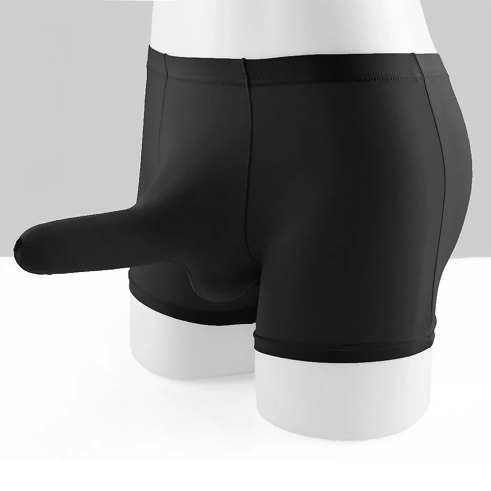 Men Underwear Boxer Briefs Ice Silk Shorts Panties Bulge Pouch Underpants Gay Temptatio JJ Sleeve Erotic Lingerie
Men Underwear Boxer Briefs Ice Silk Shorts Panties Bulge Pouch Underpants Gay Temptatio JJ Sleeve Erotic Lingerie