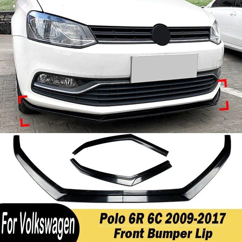 For Volkswagen Polo 6R 6C 2009-2017 Glossy Black Front Bumper Lip Spoiler Diffuser Splitter Body Kits
For Volkswagen Polo 6R 6C 2009-2017 Glossy Black Front Bumper Lip Spoiler Diffuser Splitter Body Kits