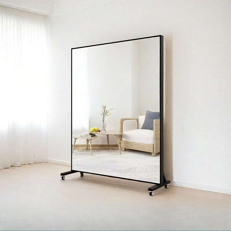 Movable dance mirror live broadcast with home full body floor mirror with wheels yoga mirror dance studio mirror
Movable dance mirror live broadcast with home full body floor mirror with wheels yoga mirror dance studio mirror