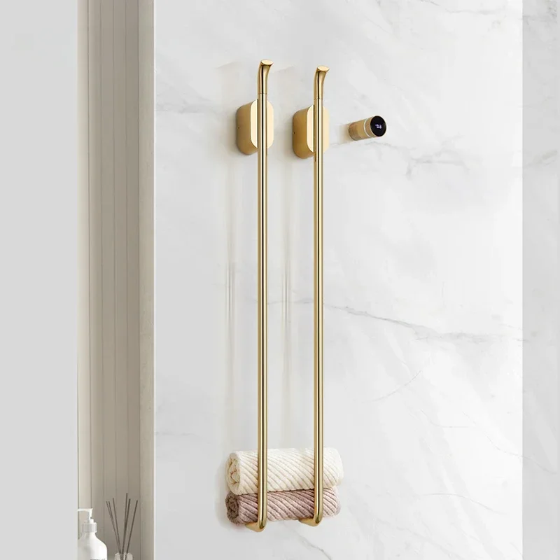 Hot SalesWall Mounted Vertical Design Smart Bathroom Brass Electric Dryer Heated Towel Warmer Rack Rail
Hot SalesWall Mounted Vertical Design Smart Bathroom Brass Electric Dryer Heated Towel Warmer Rack Rail