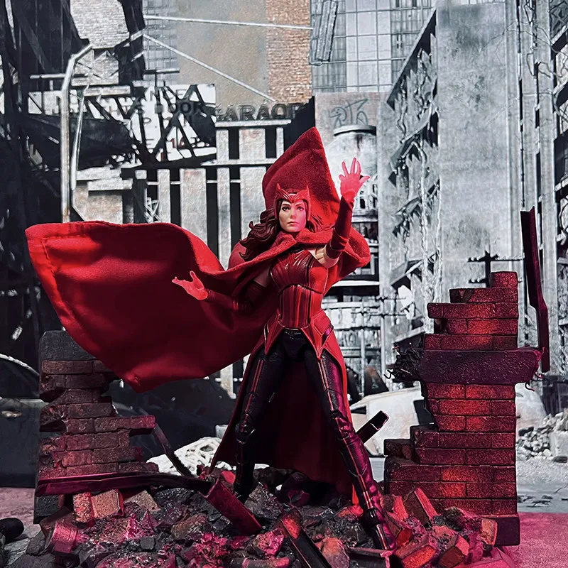 In Stock 1/12 Scale Female Crimson Witch Wanda Cloak with Iron Wire Clothes Model for 6'' Toy Figures Handmade Decoration
In Stock 1/12 Scale Female Crimson Witch Wanda Cloak with Iron Wire Clothes Model for 6'' Toy Figures Handmade Decoration