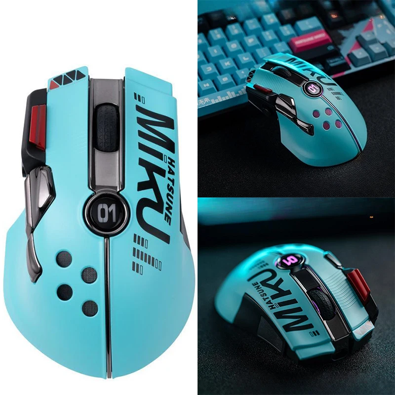 Hatsune Miku Wireless Bluetooth Gaming Mouse Anime Character Dual Mode Mouse Exclusive Driver Wireless Multifunctional Mouse
Hatsune Miku Wireless Bluetooth Gaming Mouse Anime Character Dual Mode Mouse Exclusive Driver Wireless Multifunctional Mouse