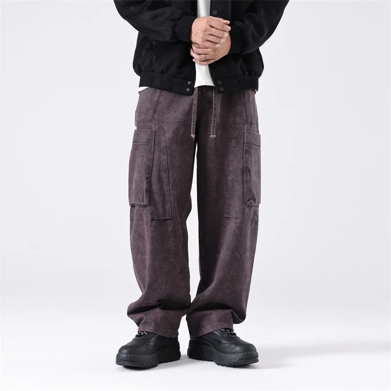 Track Pant Men Streetwear Fashion Techwear Loose Casual Wide Leg Outdoor Plus Size Cargo Pant Cityboy Pure Cotton Baggy Trousers
Track Pant Men Streetwear Fashion Techwear Loose Casual Wide Leg Outdoor Plus Size Cargo Pant Cityboy Pure Cotton Baggy Trousers