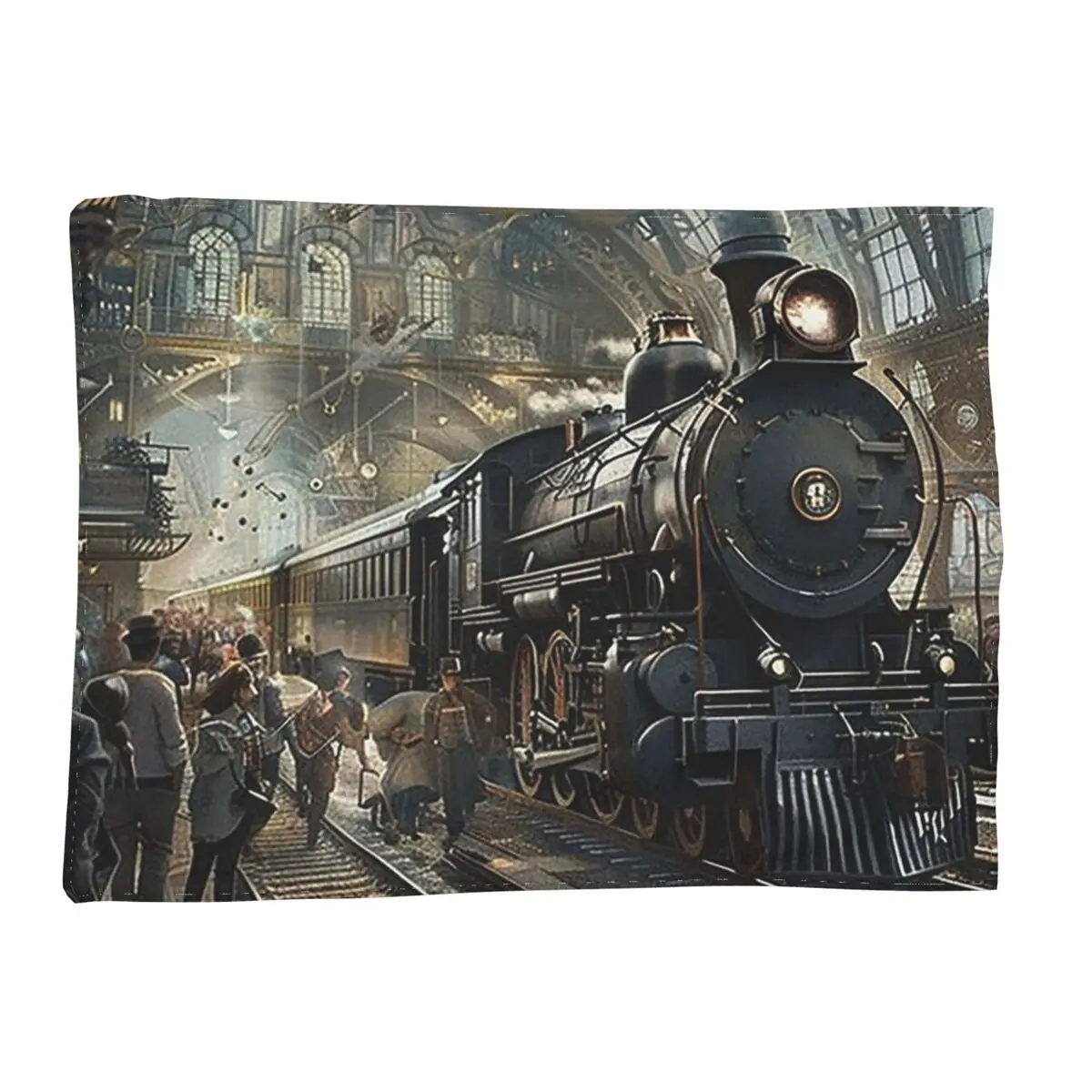 The Steam Age Of Old Trains Blanket Soft Warm Flannel Throw Blanket Bedspread for Bed Living room Picnic Travel Home Sofa
The Steam Age Of Old Trains Blanket Soft Warm Flannel Throw Blanket Bedspread for Bed Living room Picnic Travel Home Sofa