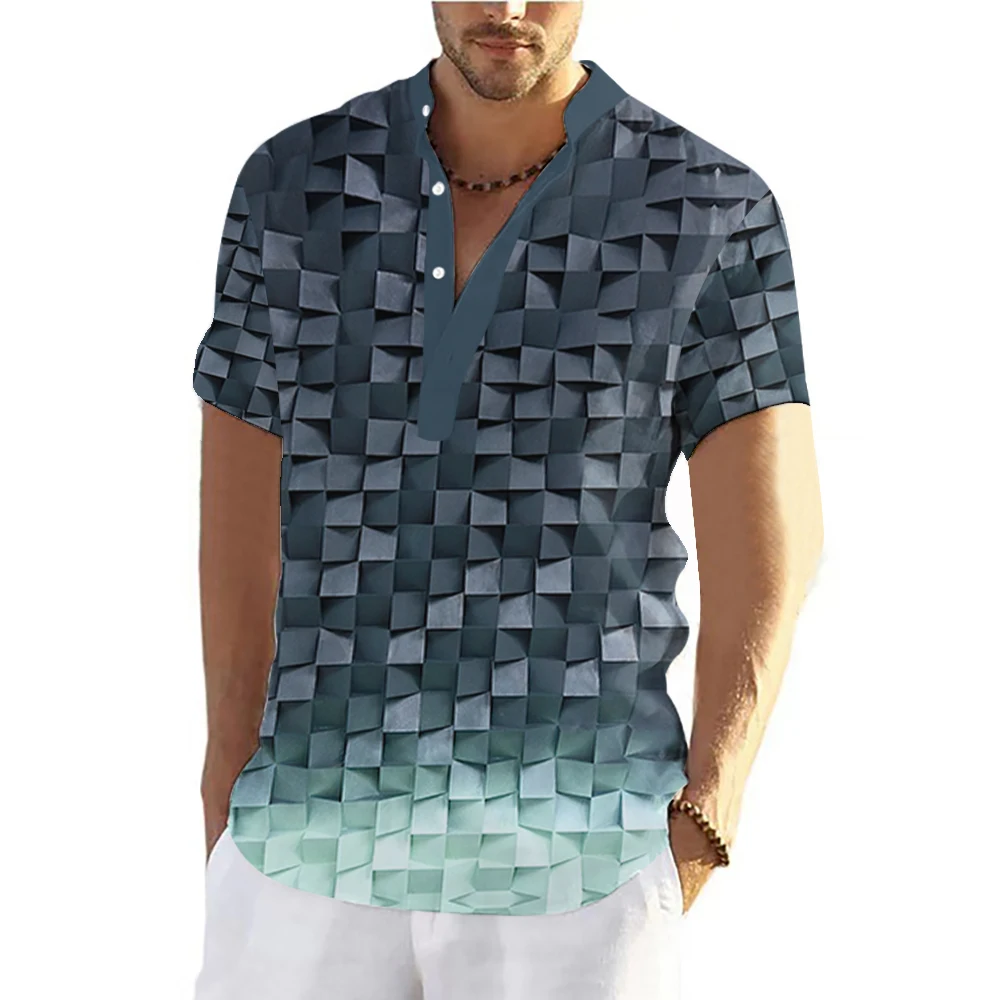 New Men Shirts Cyberpunk Clothing Plaid Graphic Apparel Fashion Streetwear Casual Henley Shirts For Men Oversized Summer T-shirt
New Men Shirts Cyberpunk Clothing Plaid Graphic Apparel Fashion Streetwear Casual Henley Shirts For Men Oversized Summer T-shirt