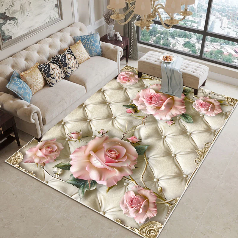 European Carpets Living Room Luxury Rug Modern Bedroom Decoration Carpet Washable Sofa Coffee Tables Mat Non Slip Children's Rug
European Carpets Living Room Luxury Rug Modern Bedroom Decoration Carpet Washable Sofa Coffee Tables Mat Non Slip Children's Rug