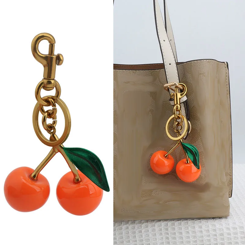 Orange Cherry Bag Charm Keychain-Cute Cherry Charms for Bags and Purses-Cherry Keychains Accessory-Hand Bag Accessories
Orange Cherry Bag Charm Keychain-Cute Cherry Charms for Bags and Purses-Cherry Keychains Accessory-Hand Bag Accessories