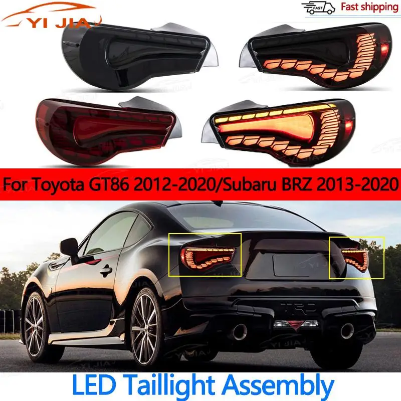 For Toyota GT86 2012-2020/Subaru BRZ 2013-2020 Taillight Dragon Scales Style Rear Tail Light Turn Signal Dynamic DRL Auto Lamp
For Toyota GT86 2012-2020/Subaru BRZ 2013-2020 Taillight Dragon Scales Style Rear Tail Light Turn Signal Dynamic DRL Auto Lamp