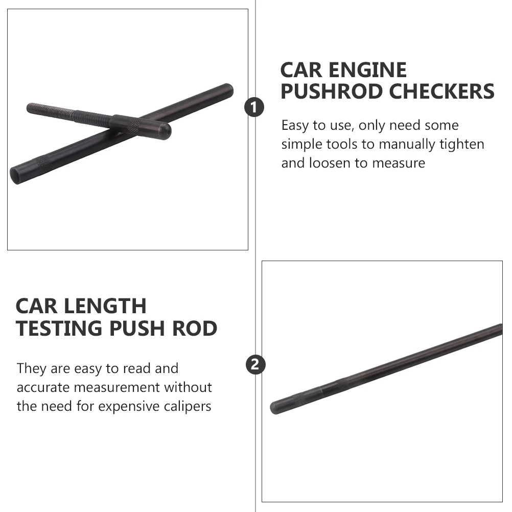 Auto Engine Pushrod Checker Steel Black Oxide Coating Durable Adjustable Length #7702-1 Vehicle Engine Measuring Rod
Auto Engine Pushrod Checker Steel Black Oxide Coating Durable Adjustable Length #7702-1 Vehicle Engine Measuring Rod