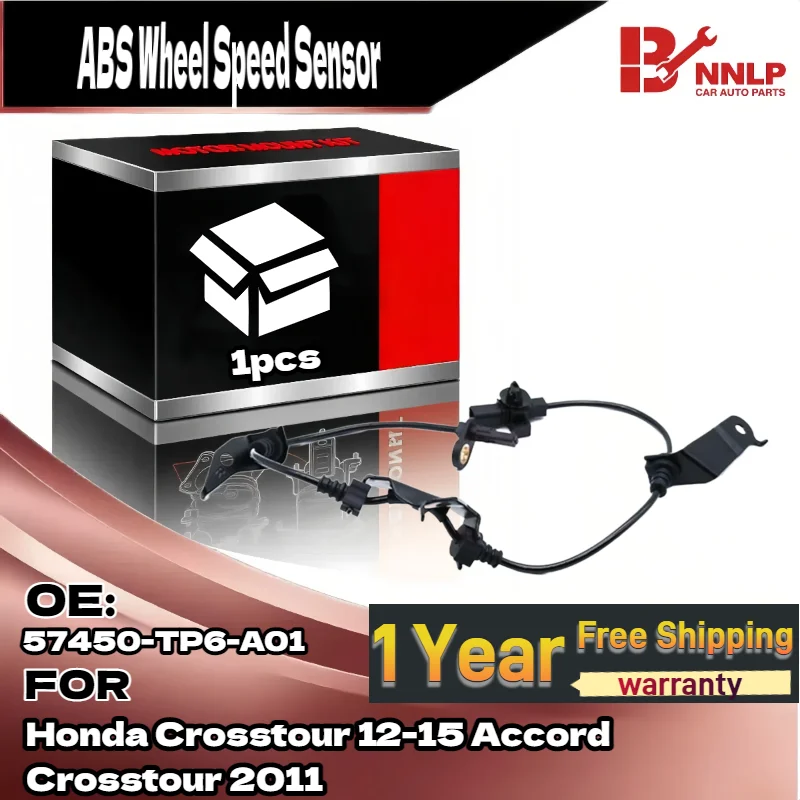 For Front Right ABS Wheel Speed Sensor for Honda Crosstour 12-15 Accord Crosstour 2011 57450-TP6-A01
For Front Right ABS Wheel Speed Sensor for Honda Crosstour 12-15 Accord Crosstour 2011 57450-TP6-A01