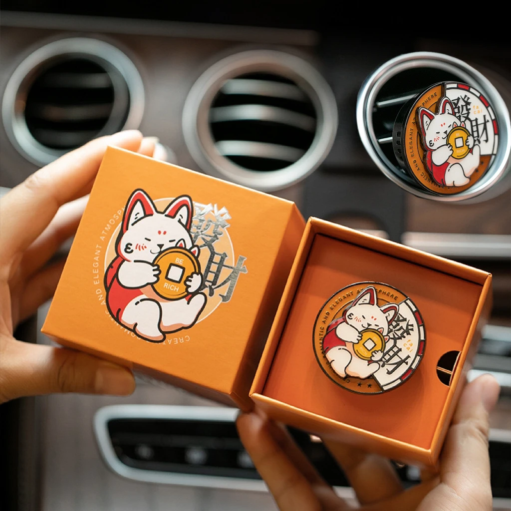 Lucky Cat Car Perfume Air Outlet Perfume Car Fragrance Gift Box 2pcs Of Durable Fresh Aromatherapy Decoration
Lucky Cat Car Perfume Air Outlet Perfume Car Fragrance Gift Box 2pcs Of Durable Fresh Aromatherapy Decoration