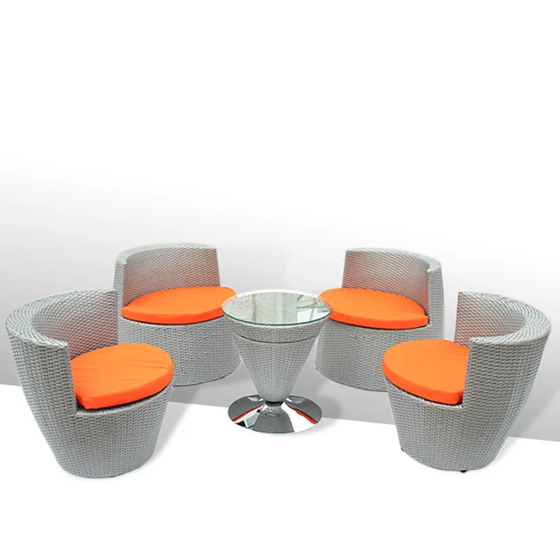 Imitation furniture outdoor three-five-piece balcony bullet table and chair bamboo rattan chair
Imitation furniture outdoor three-five-piece balcony bullet table and chair bamboo rattan chair