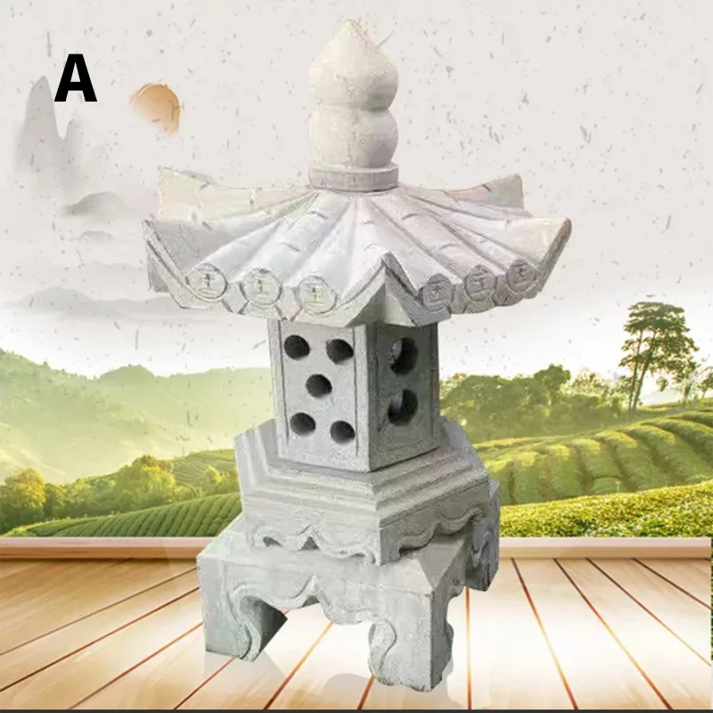 Stone lamp stone carving park garden bluestone antique lamp crafts temple Japanese solar lamp
Stone lamp stone carving park garden bluestone antique lamp crafts temple Japanese solar lamp