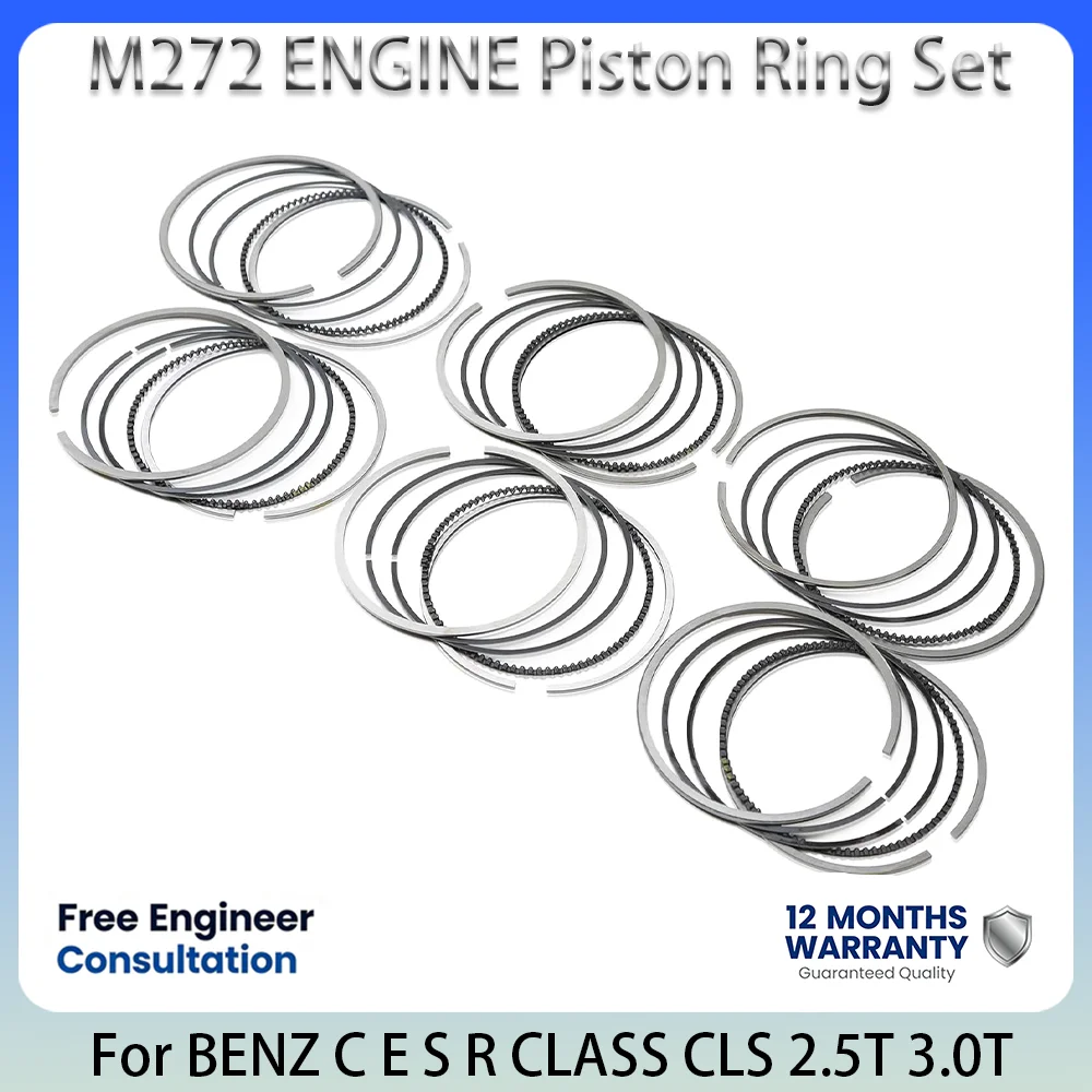 Engine New Piston Rings Set OE 2720304017 For Mercedes-Benz C E S CLASS ML GLK W203 W204 CL203 S203 S204 2.5T 3.0T M272 04-16
Engine New Piston Rings Set OE 2720304017 For Mercedes-Benz C E S CLASS ML GLK W203 W204 CL203 S203 S204 2.5T 3.0T M272 04-16