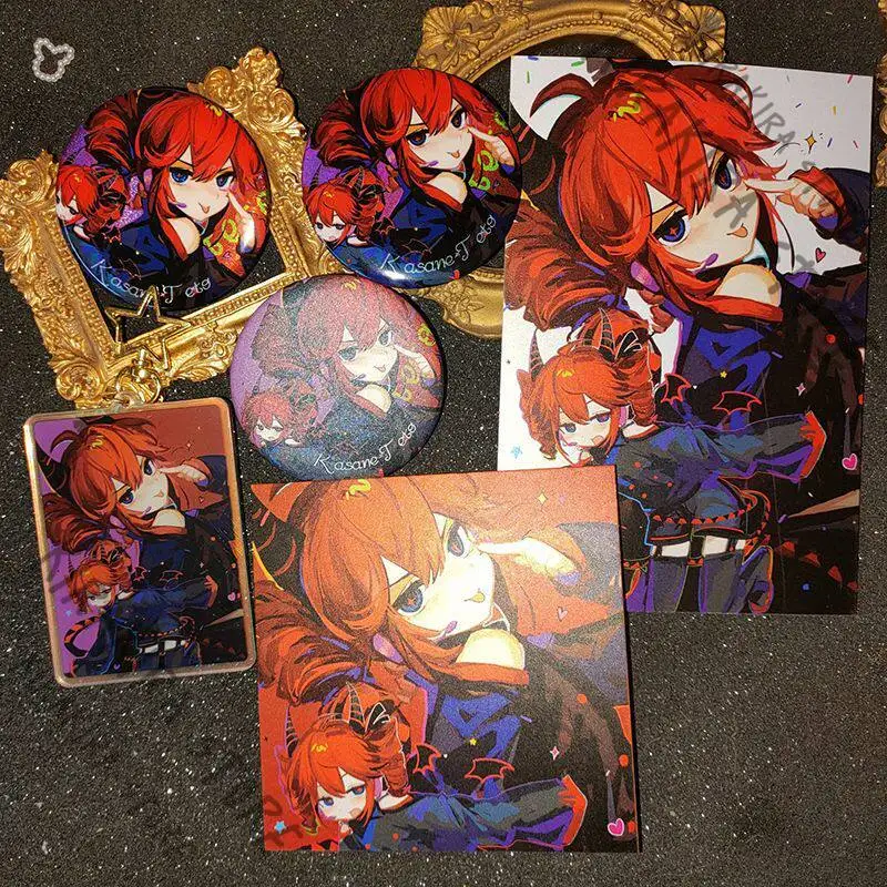 Kasane Teto Double Flash Badge Cosplay Keyring Coloured Paper Shikishi Laser Ticket Stub Postcard Keychain Gifts Ornaments
Kasane Teto Double Flash Badge Cosplay Keyring Coloured Paper Shikishi Laser Ticket Stub Postcard Keychain Gifts Ornaments