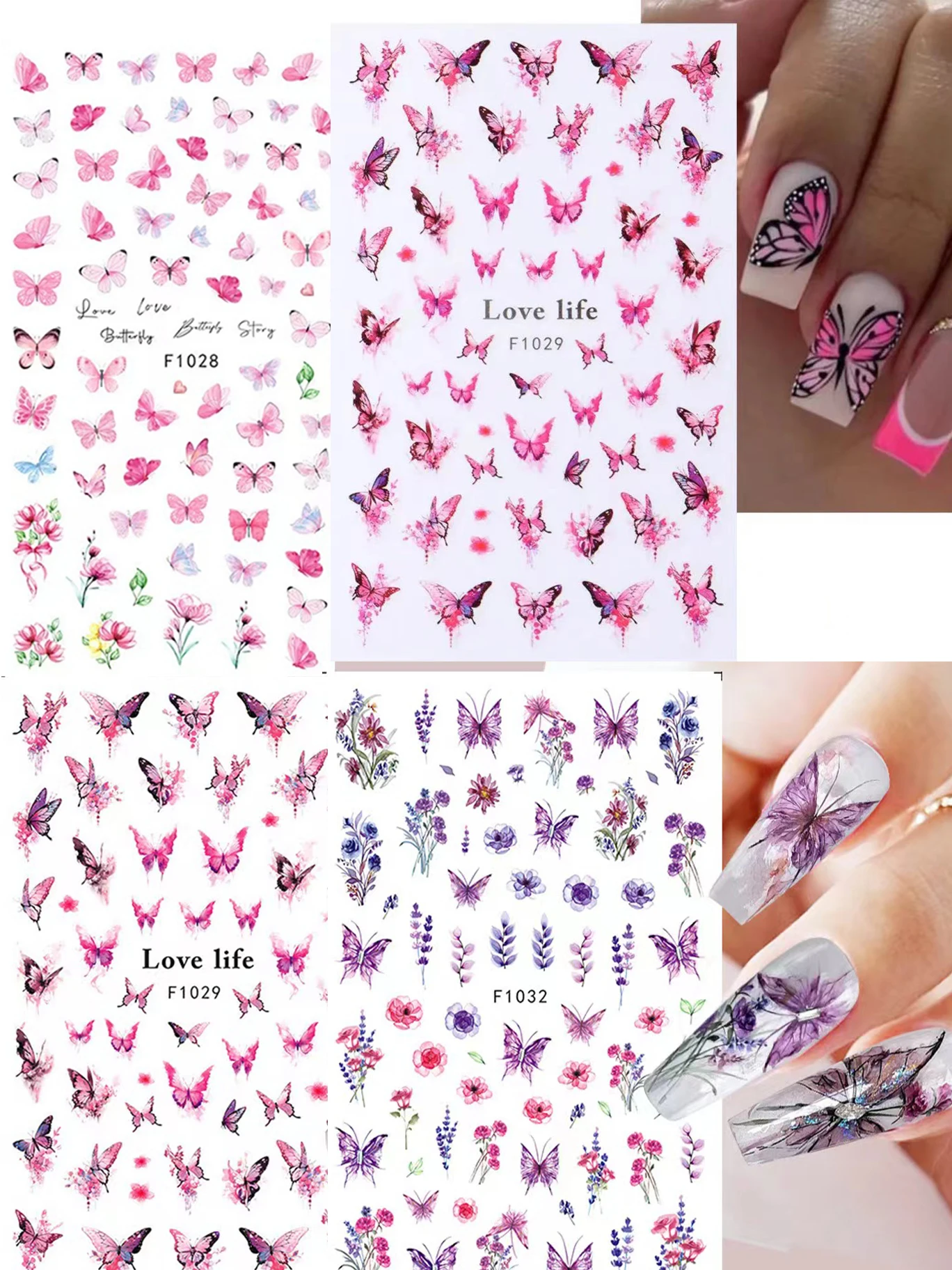 1PCS 3D Flower Nail Stickers Butterfly Golden Leaf Cute Anima Blossom Bouquet Nail Art Accessories Press On Nails
1PCS 3D Flower Nail Stickers Butterfly Golden Leaf Cute Anima Blossom Bouquet Nail Art Accessories Press On Nails