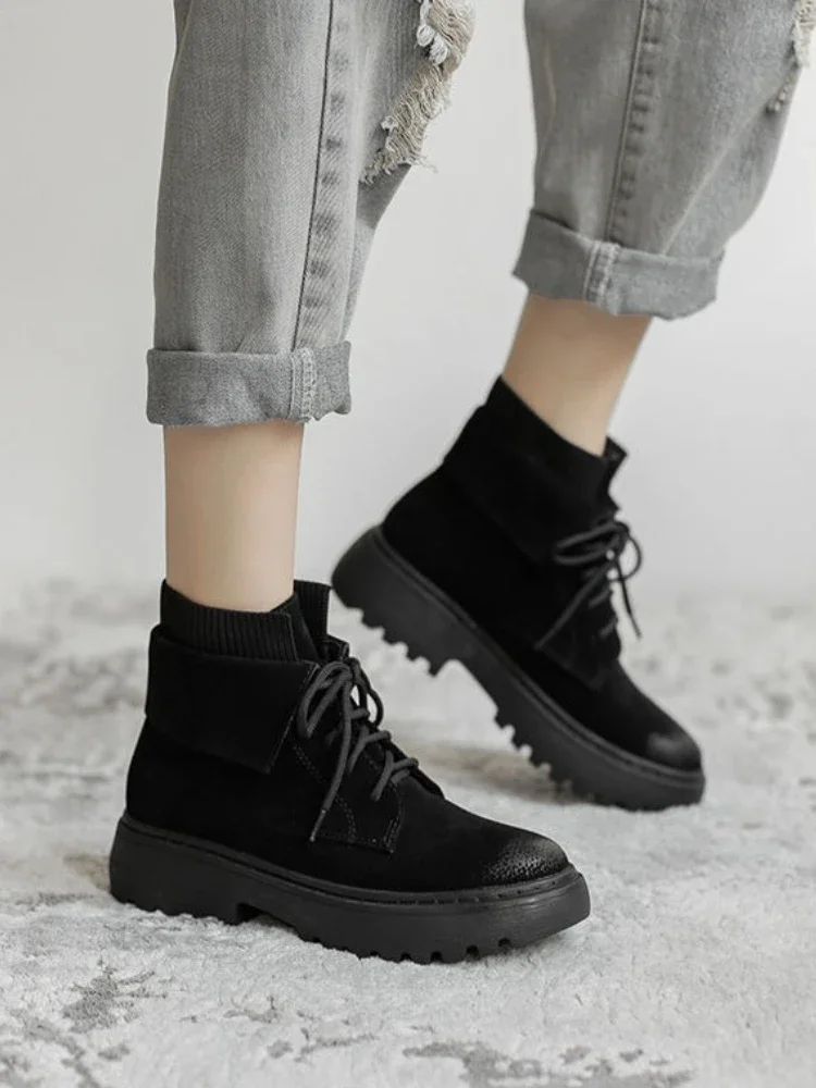 Женские ботильоны на замшевой толстой платформе, ботильоны на массивном каблуке в стиле ретро, акция, новинка в продаже, короткие женские туфли в готическом стиле 
Женские ботильоны на замшевой толстой платформе, ботильоны на массивном каблуке в стиле ретро, акция, новинка в продаже, короткие женские туфли в готическом стиле