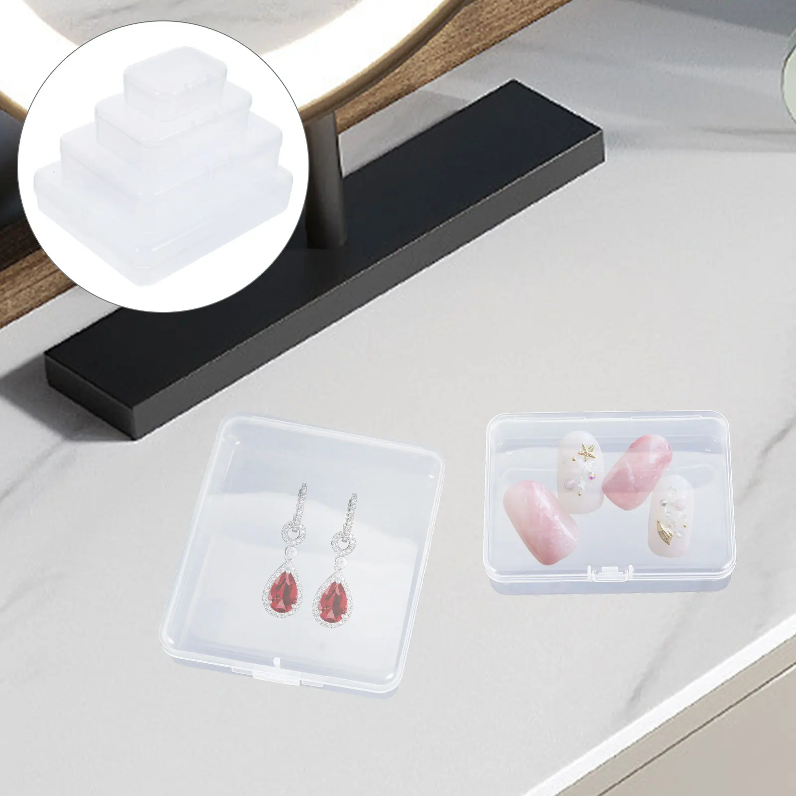 24 Pcs Transparent Storage Boxes 5 5x4x2cm 8 5x5 5x2 5cm 11 5x8 5x2 8cm Household Plastic ganizers For Clothes Makeup Food
24 Pcs Transparent Storage Boxes 5 5x4x2cm 8 5x5 5x2 5cm 11 5x8 5x2 8cm Household Plastic ganizers For Clothes Makeup Food