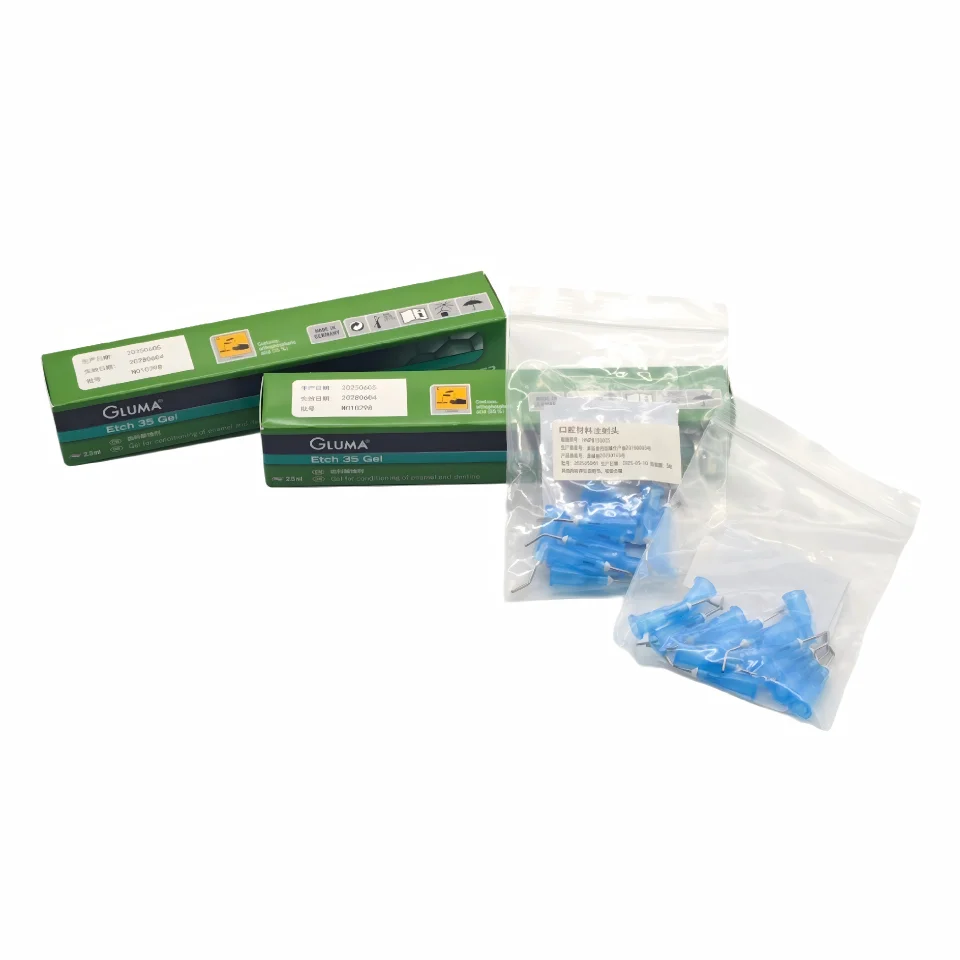Professional Dental Acid Etcher 35% Phosphoric Acid 2.5ml Kulzer GLUMA Etch for Dental Restoration Orthodontic Syringe Gel
Professional Dental Acid Etcher 35% Phosphoric Acid 2.5ml Kulzer GLUMA Etch for Dental Restoration Orthodontic Syringe Gel