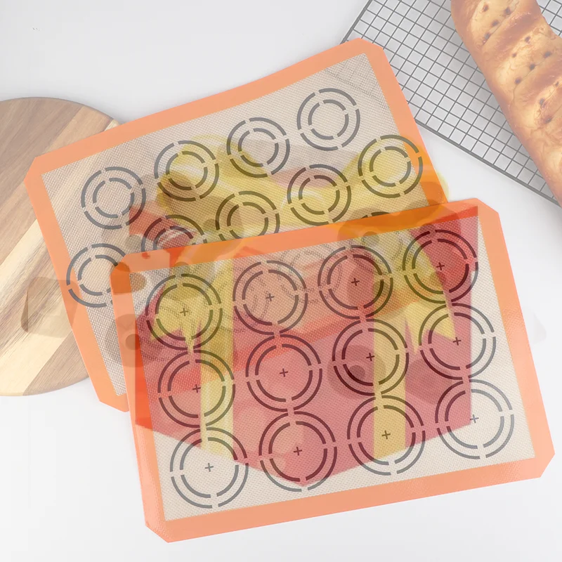 1Pc Silicone Baking Mats For Oven Thickened Reusable Non Stick Heat Resistant Bakeware Sheets Liner For Cookies Macaron Bread
1Pc Silicone Baking Mats For Oven Thickened Reusable Non Stick Heat Resistant Bakeware Sheets Liner For Cookies Macaron Bread