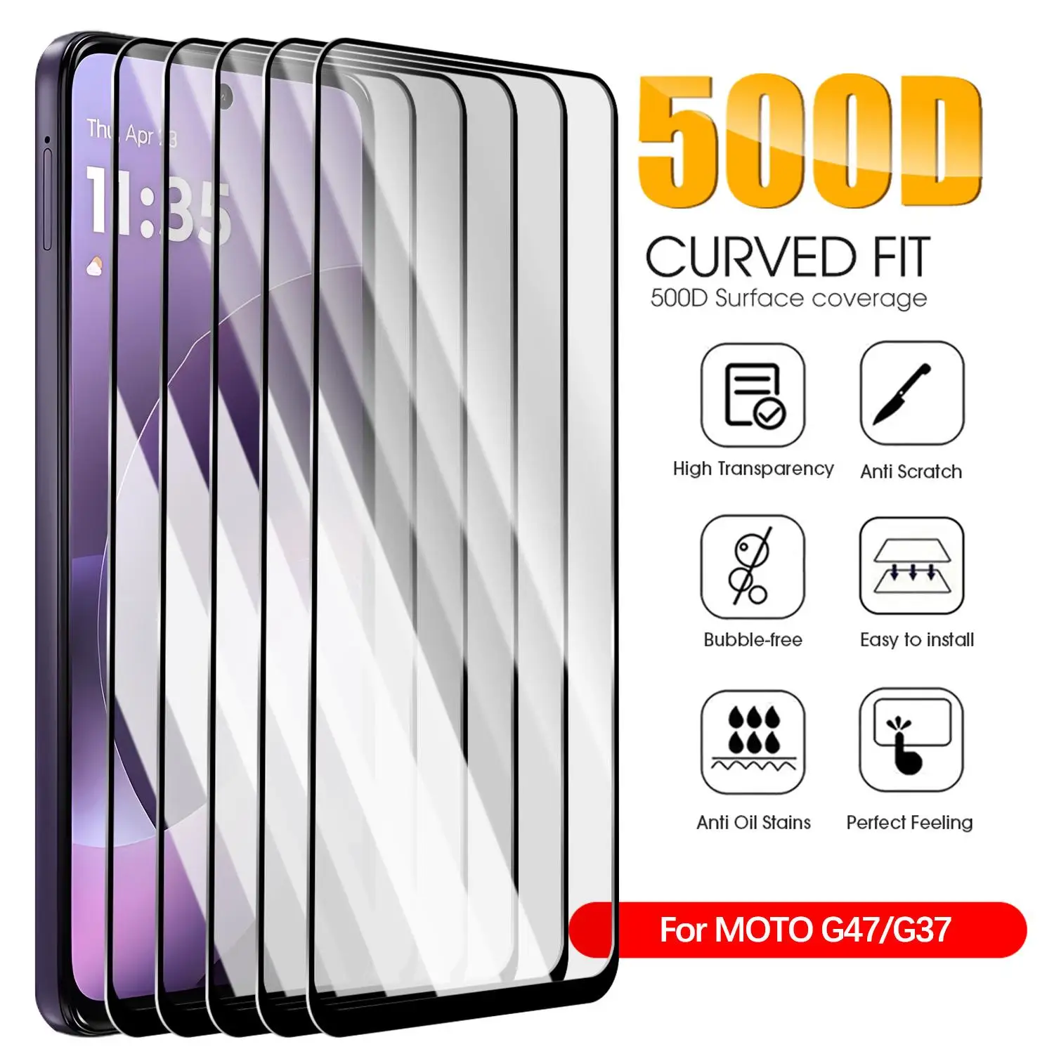 HD Clear/Anti Spy Screen Protectors For MOTO G47/G37 Privacy Tempered Glass Protective Films Full Coverage For MOTO G47 G37
HD Clear/Anti Spy Screen Protectors For MOTO G47/G37 Privacy Tempered Glass Protective Films Full Coverage For MOTO G47 G37