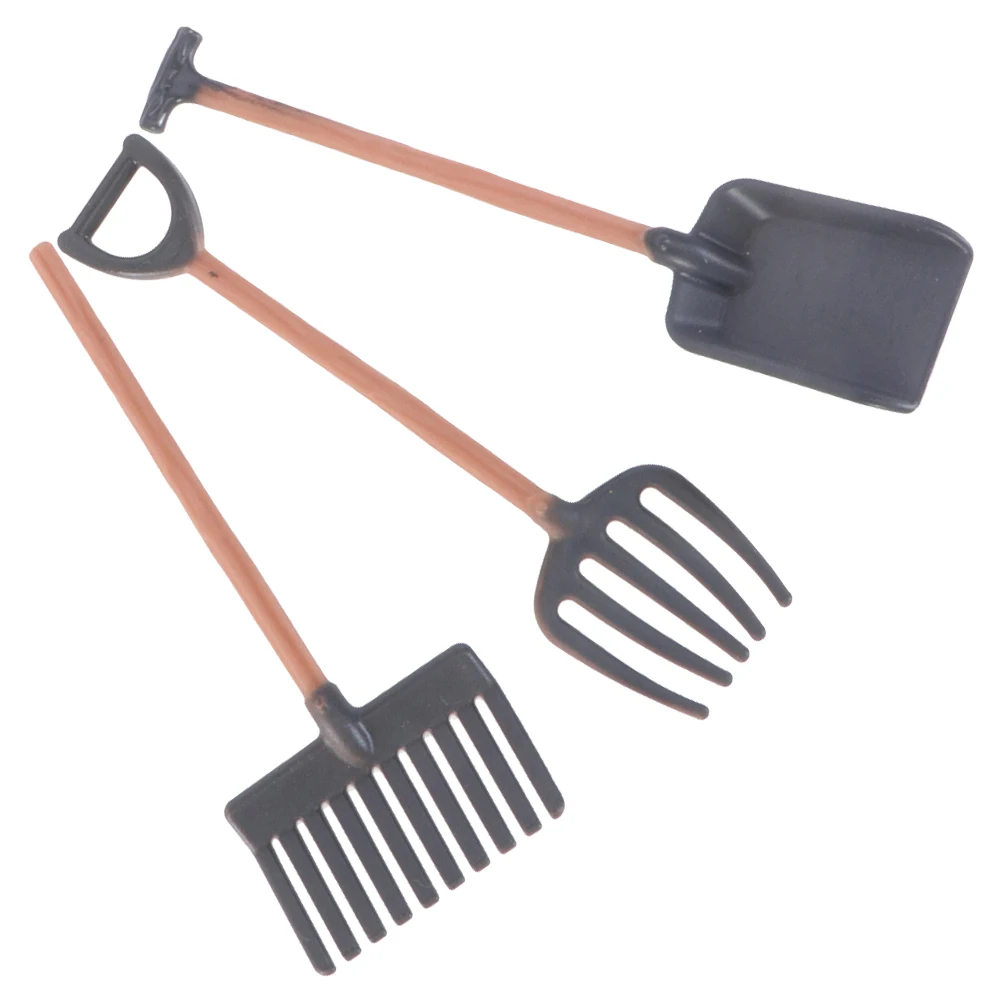 1 set Mini Farm Tool Set Miniature Shovel Rake Kids Toys Dollhouse Tray Plastic Garden Decor Safe Durable
1 set Mini Farm Tool Set Miniature Shovel Rake Kids Toys Dollhouse Tray Plastic Garden Decor Safe Durable