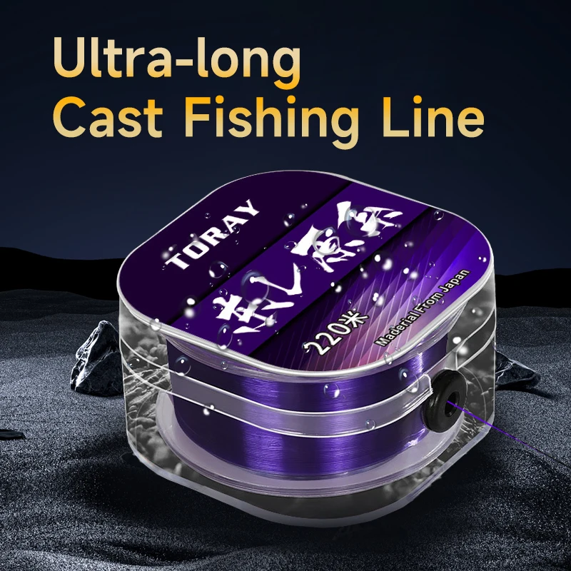 TORAY Japan High Quality Monofilament Fishing Wire Super Strong Nylon Line 220M Fast Sinking Line Fly Line for Carpfishing pesca
TORAY Japan High Quality Monofilament Fishing Wire Super Strong Nylon Line 220M Fast Sinking Line Fly Line for Carpfishing pesca