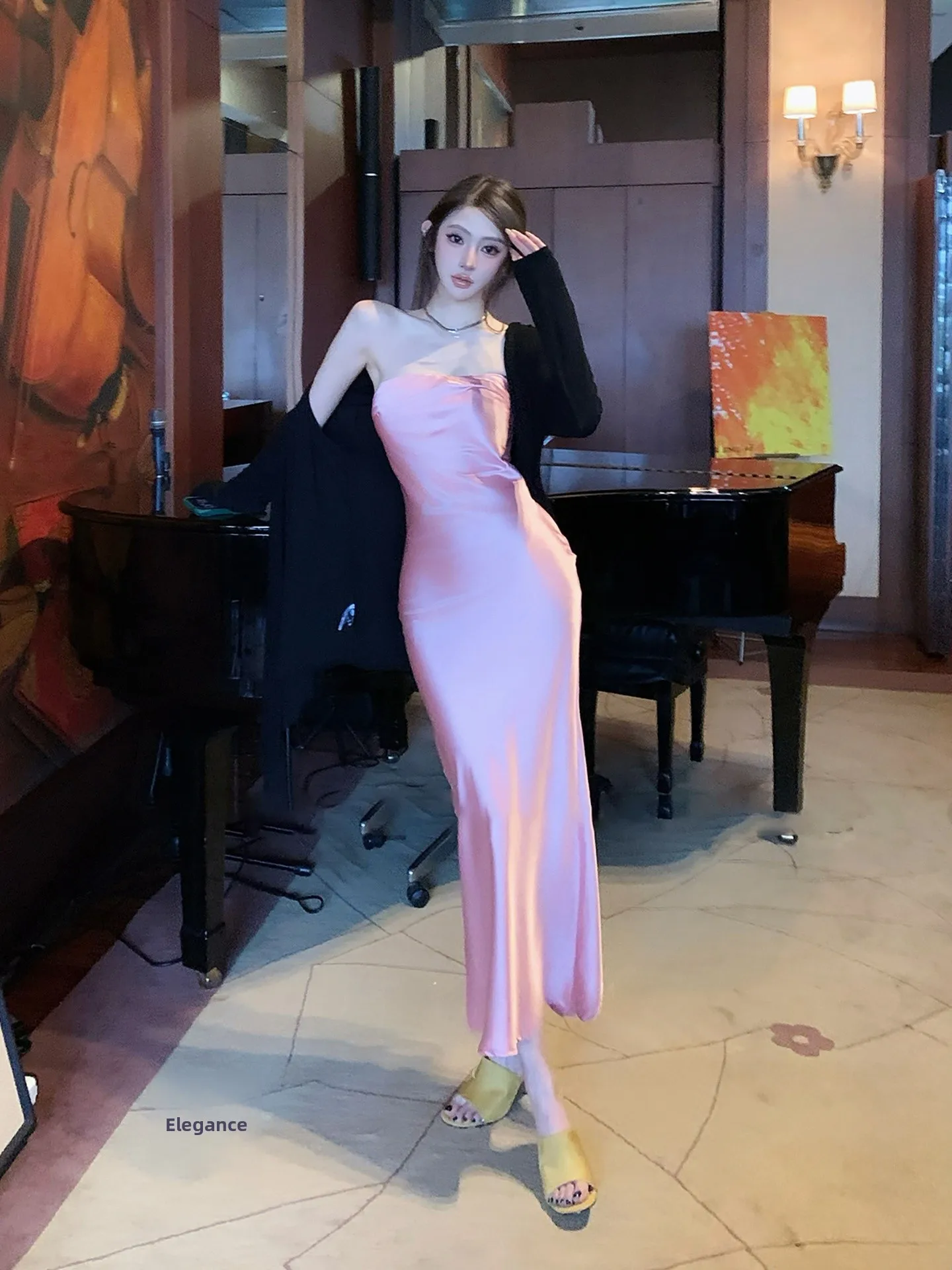 Slim Fit Holiday Style Strapless Dress Women's Bodycon Long Tail Fish Tail Skirt City Commuting Street Snap Date Casual Tour
Slim Fit Holiday Style Strapless Dress Women's Bodycon Long Tail Fish Tail Skirt City Commuting Street Snap Date Casual Tour