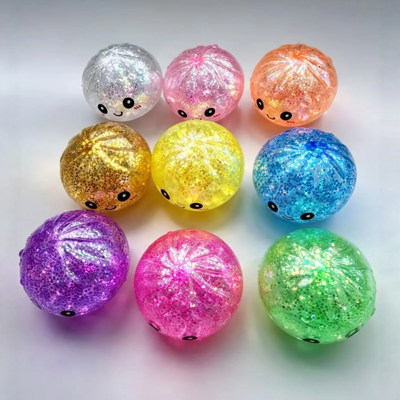 New model Mini Glitter Dumpling Squishy with Box Dumplings Sensory Squeeze Toy for Stress Relief Random Color
New model Mini Glitter Dumpling Squishy with Box Dumplings Sensory Squeeze Toy for Stress Relief Random Color