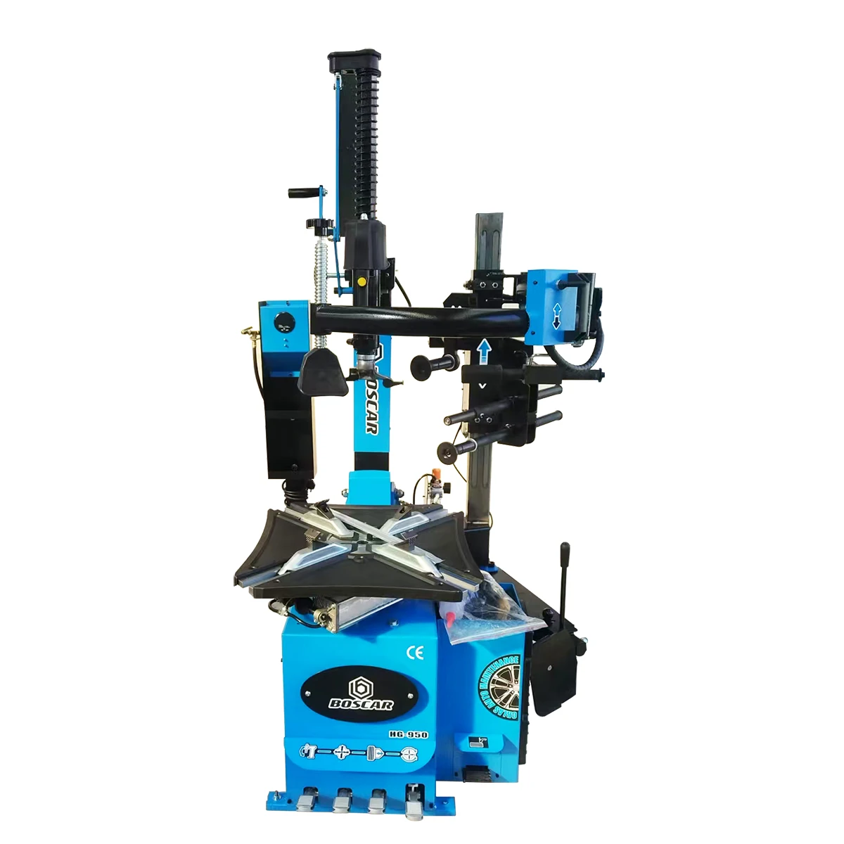 Max Rim 28 Inch Automatic Lean Back Tire Changer with Auto Tire Picker Tire Fitting Wheel Changing Machine