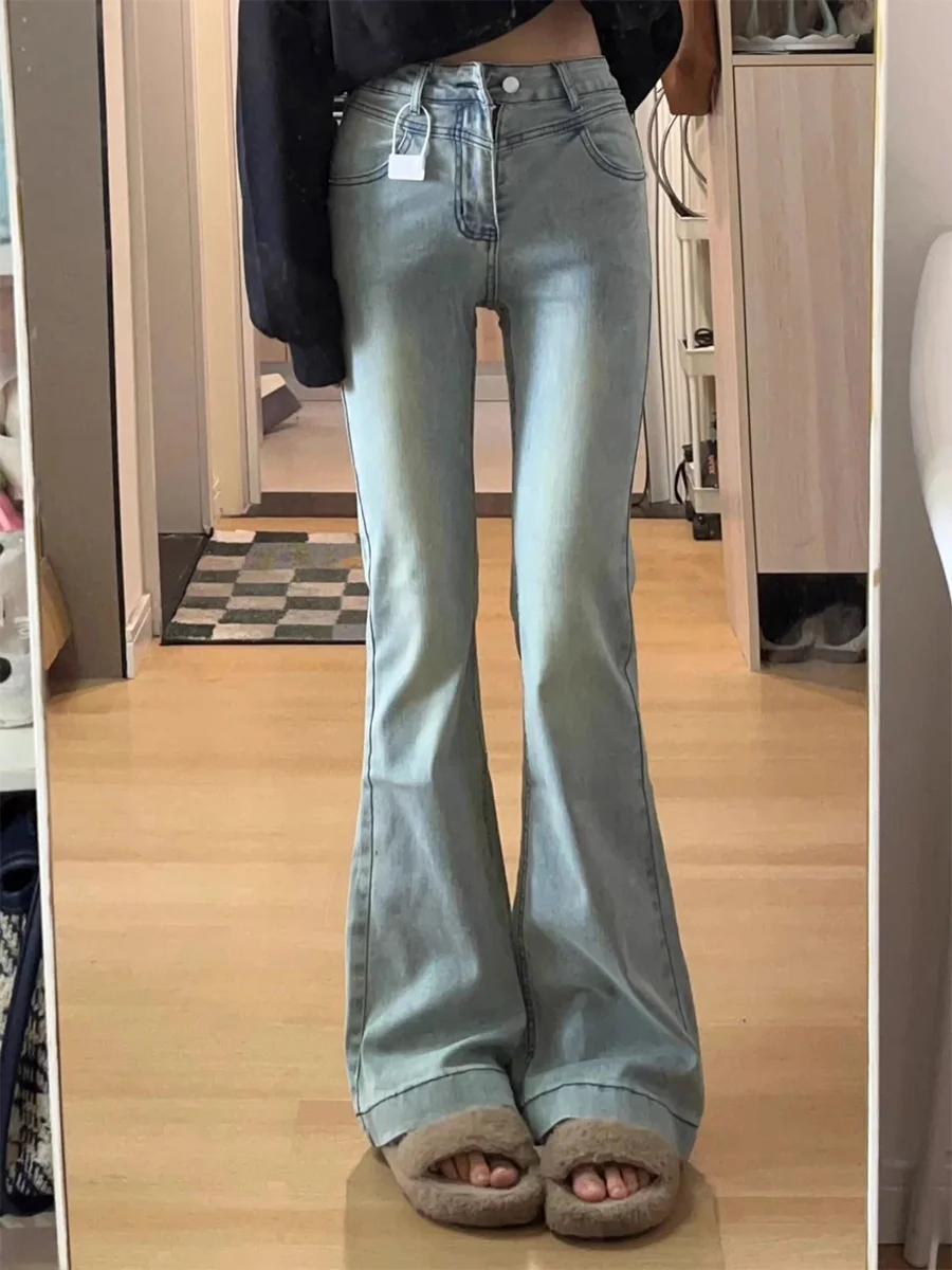 Джинсы женские с высокой талией, расклешенные, прямые, из денима, весна-осень, больших размеров, эластичные, с эффектом утягивания фигуры, для фигуры типа «груша»
Джинсы женские с высокой талией, расклешенные, прямые, из денима, весна-осень, больших размеров, эластичные, с эффектом утягивания фигуры, для фигуры типа «груша»