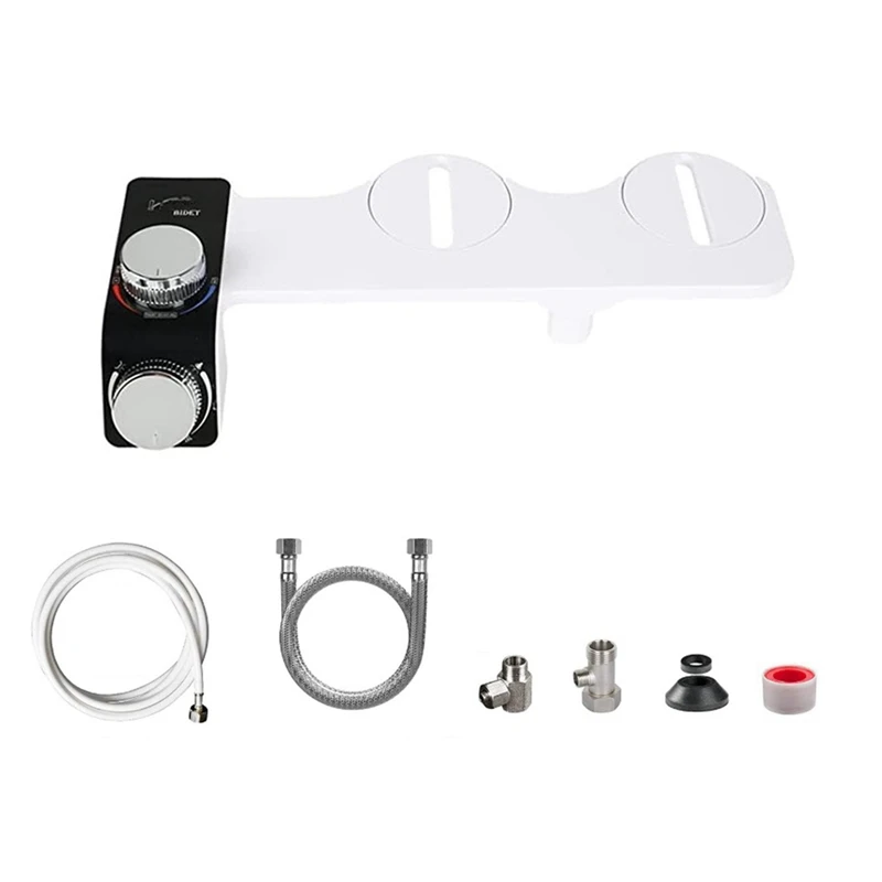 Bidet Attachment For Toilet ,Cold & Hot Dual Nozzle Water ,Non-Electric Bidet Toilet Attachment
Bidet Attachment For Toilet ,Cold & Hot Dual Nozzle Water ,Non-Electric Bidet Toilet Attachment