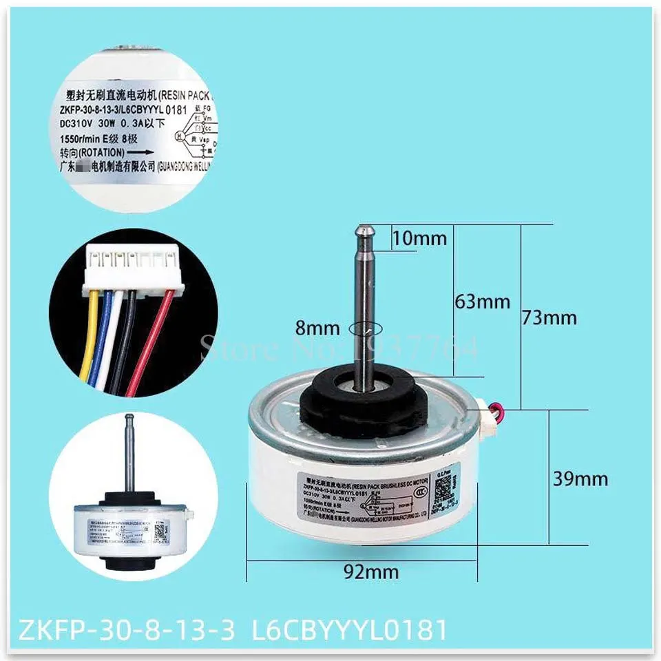 Новый двигатель для кондиционера RD-310-13-8 WZDK13-38G-1 ARW7629AC ZKFP-30-8-13-3 L6CBYYYL0181 Двигатель вентилятора хорошо работает
Новый двигатель для кондиционера RD-310-13-8 WZDK13-38G-1 ARW7629AC ZKFP-30-8-13-3 L6CBYYYL0181 Двигатель вентилятора хорошо работает