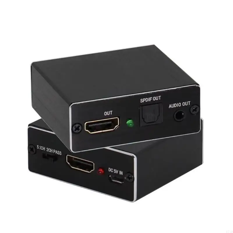 E74D 4K HDTV Audios Video Separator 4K HDTV Audios Extractor with Optical and 3.5mm Connection for Stable Signal Transmission
E74D 4K HDTV Audios Video Separator 4K HDTV Audios Extractor with Optical and 3.5mm Connection for Stable Signal Transmission