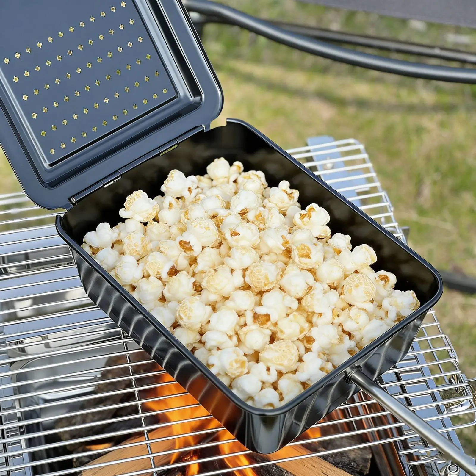 Long Handle Campfire Pan Multi-Functional Rectangular Camping Cooker Detachable Handle Ramen Pot Portable Outdoor Cookware
Long Handle Campfire Pan Multi-Functional Rectangular Camping Cooker Detachable Handle Ramen Pot Portable Outdoor Cookware