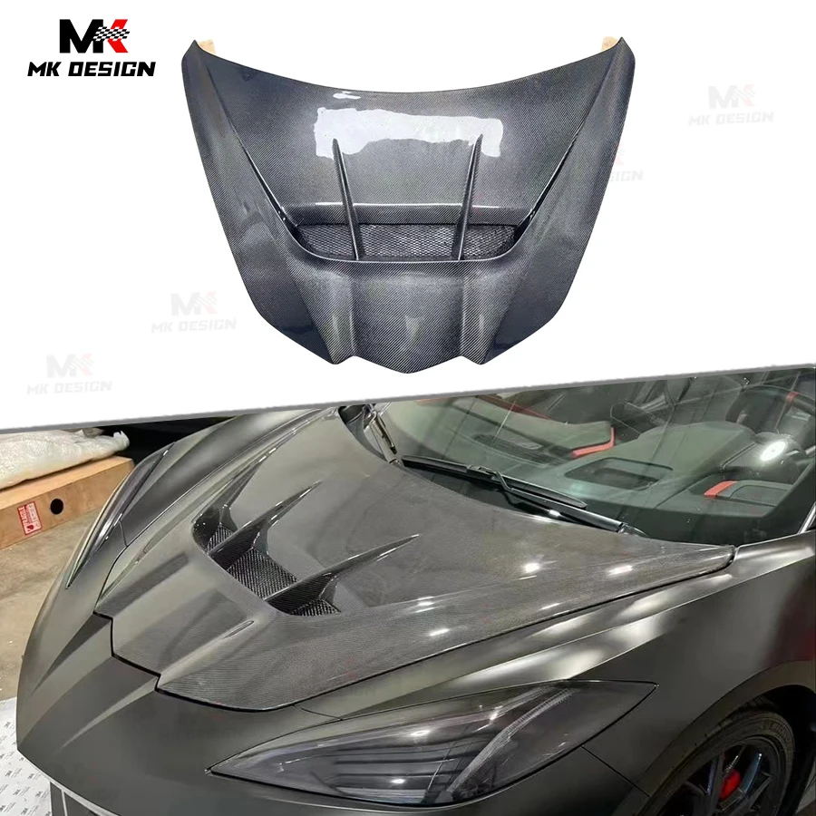 ZR1-2 Style Carbon Fiber Front Hood Engine Bonnet Cover for Chevrolet Corvette C8 Z06 Stingray 2020-2025 Carbon Hood Replacement
ZR1-2 Style Carbon Fiber Front Hood Engine Bonnet Cover for Chevrolet Corvette C8 Z06 Stingray 2020-2025 Carbon Hood Replacement