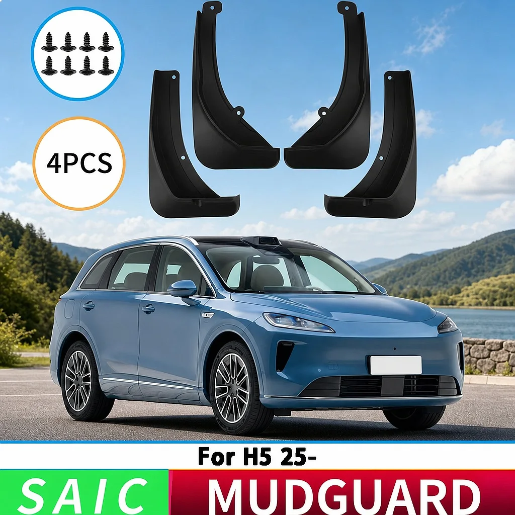 Suitable for SAIC H5 2025 Mudguard Splash Guards Front Rear Tire Mud Flaps Car Accessories
Suitable for SAIC H5 2025 Mudguard Splash Guards Front Rear Tire Mud Flaps Car Accessories