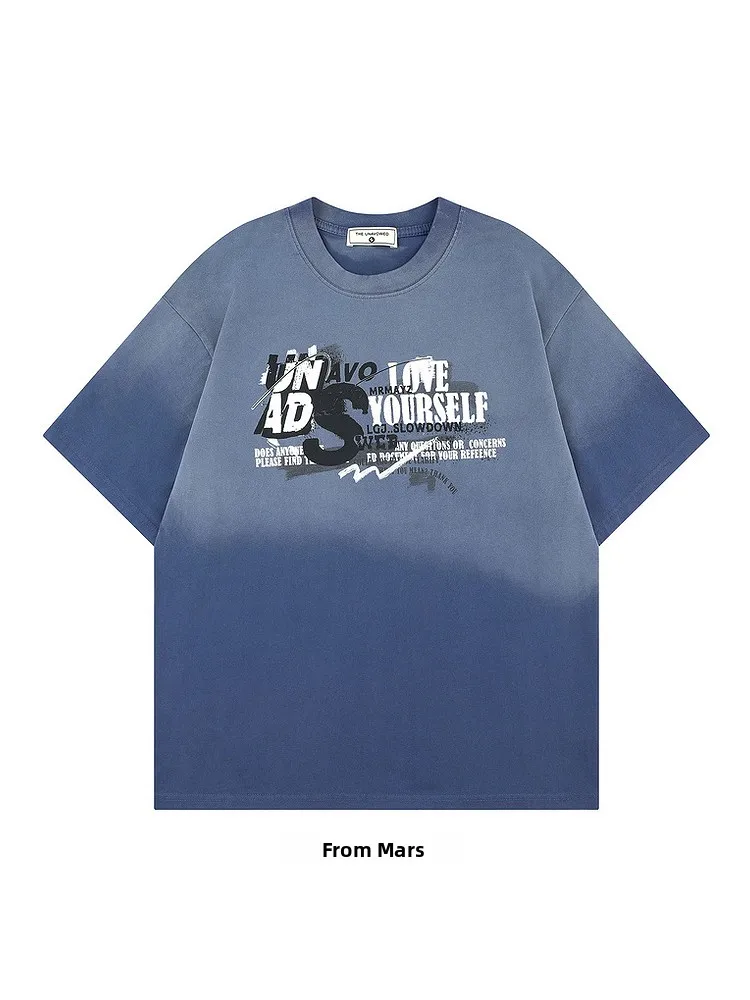 from Oversize Loose ort Sve T-irt adient Letter Print Youth Faion Summer Casual round Ne for Teens
from Oversize Loose ort Sve T-irt adient Letter Print Youth Faion Summer Casual round Ne for Teens