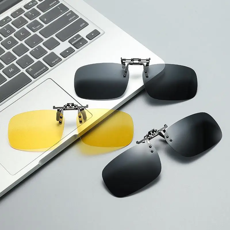 Flip Up Clip on Sunglasses Fishing Outdoor Men Square Polarized Lens Night Vision Driving UV400 Women Glasses Clips
Flip Up Clip on Sunglasses Fishing Outdoor Men Square Polarized Lens Night Vision Driving UV400 Women Glasses Clips