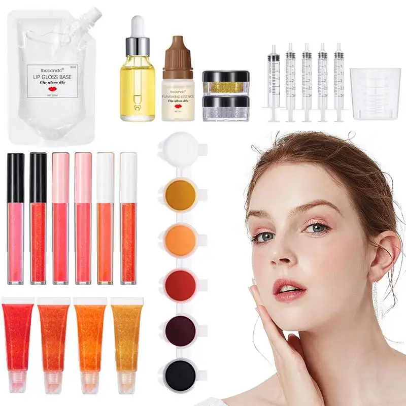DIY Lip Gloss Making Kit With Glitters Creative Handmade Moisturizing Lip Glaze Craft Kit For Girls Holiday Gift
DIY Lip Gloss Making Kit With Glitters Creative Handmade Moisturizing Lip Glaze Craft Kit For Girls Holiday Gift